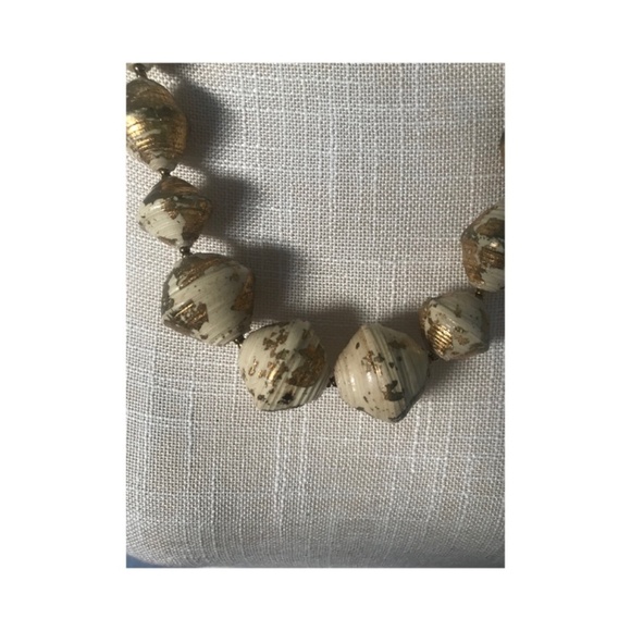 Teng Yuen Chunky Gold Patina BOHO graduated beads - Picture 3 of 5